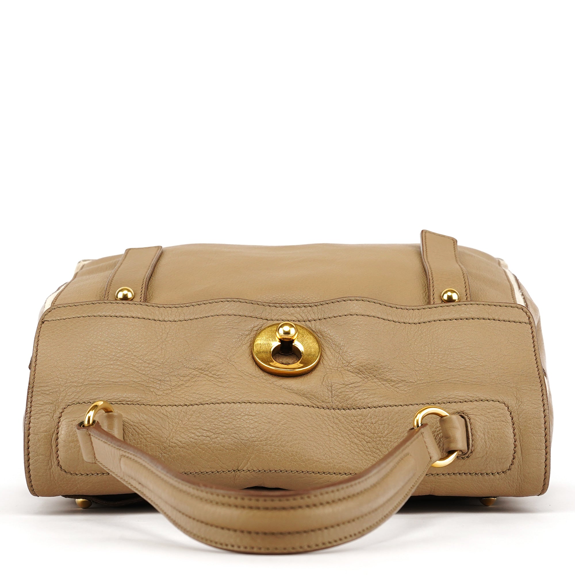 229680 Taupe Leather Muse Two Bag
