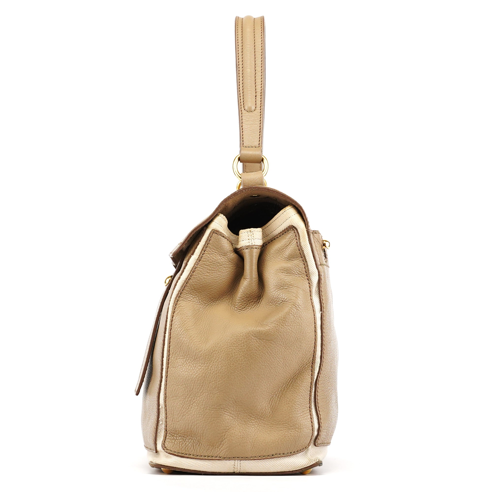 229680 Taupe Leather Muse Two Bag