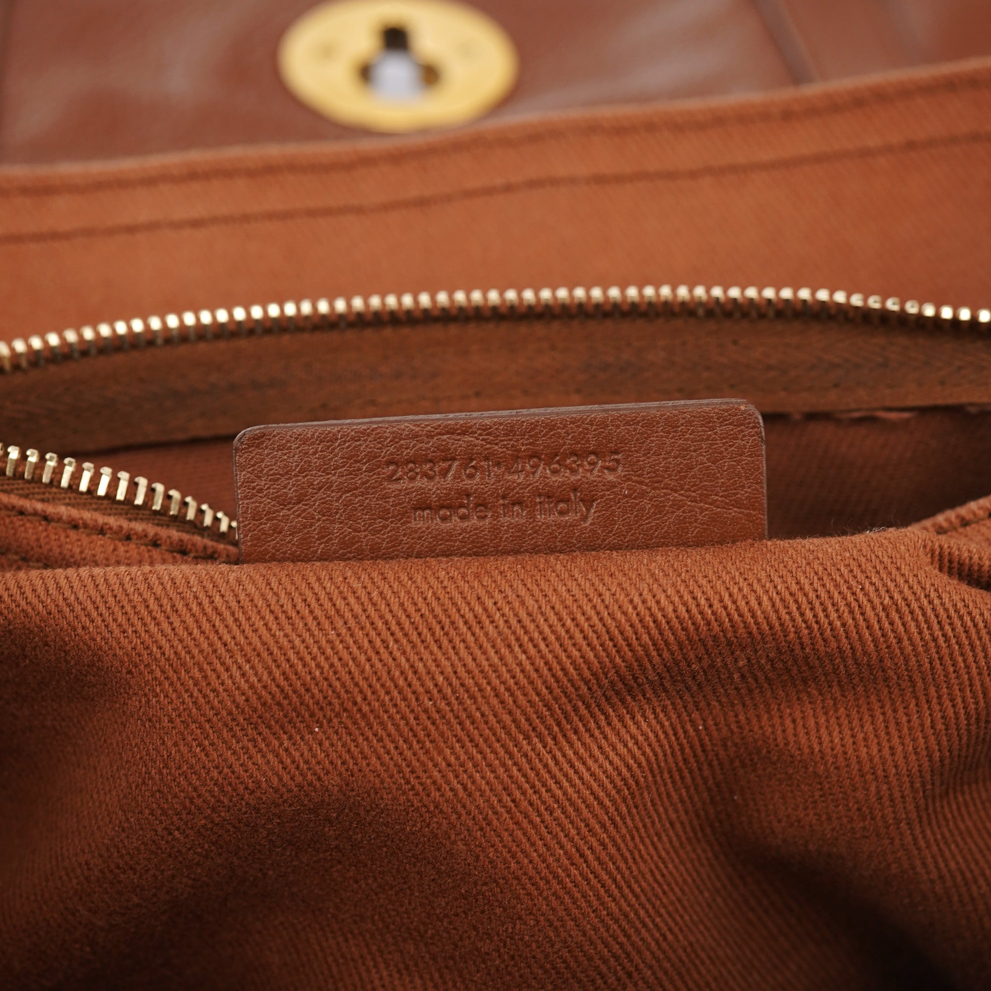 238761 Light Brown Leather Muse Two 2-Way Bag