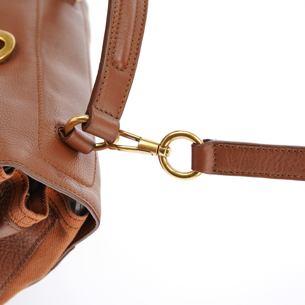 238761 Light Brown Leather Muse Two 2-Way Bag