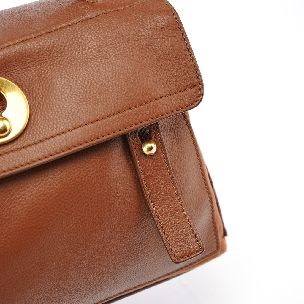 238761 Light Brown Leather Muse Two 2-Way Bag