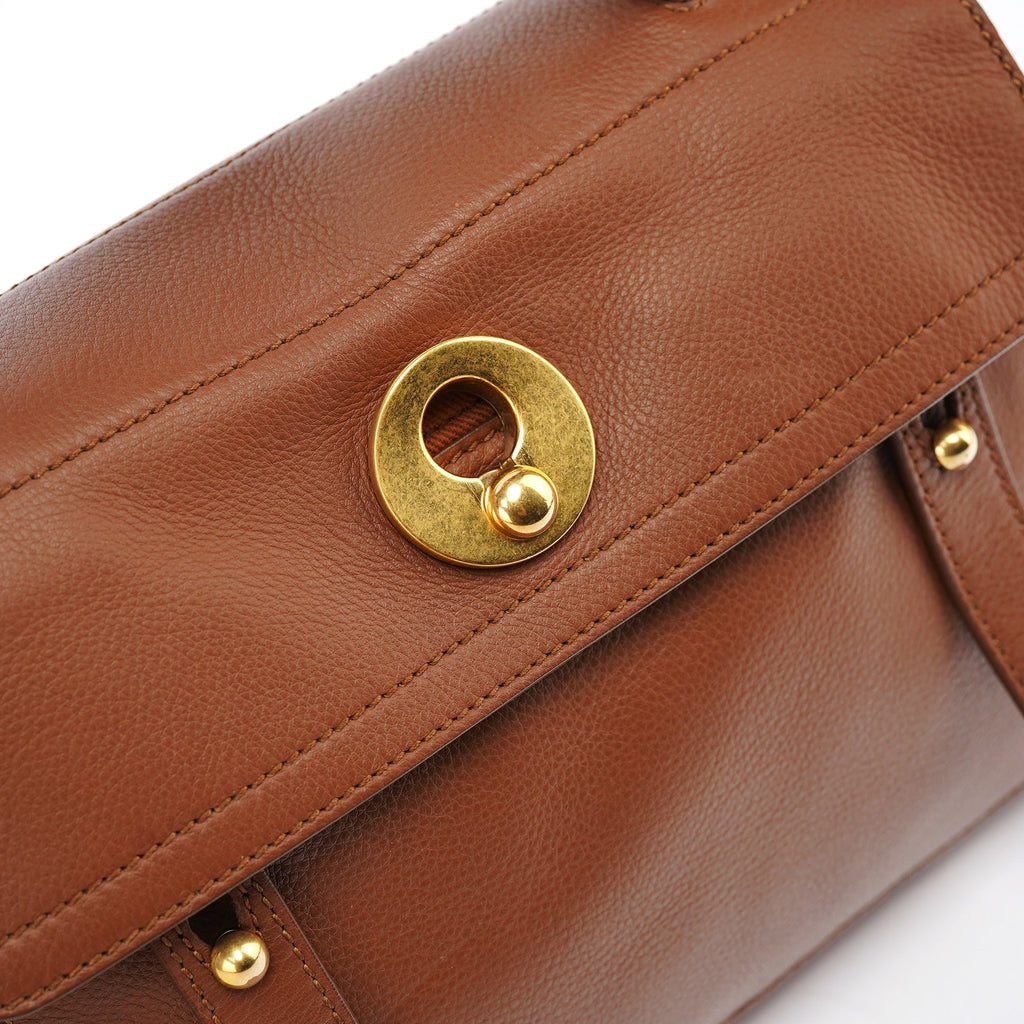 238761 Light Brown Leather Muse Two 2-Way Bag