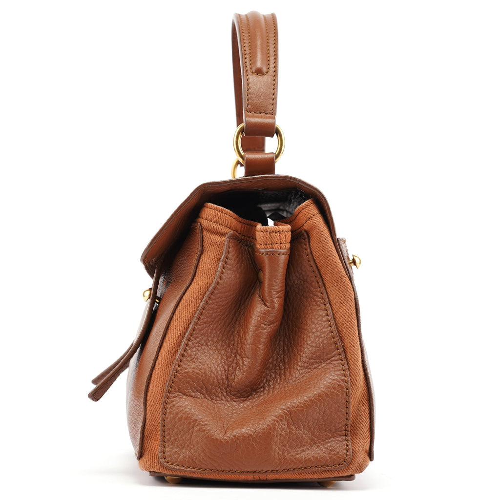 238761 Light Brown Leather Muse Two 2-Way Bag