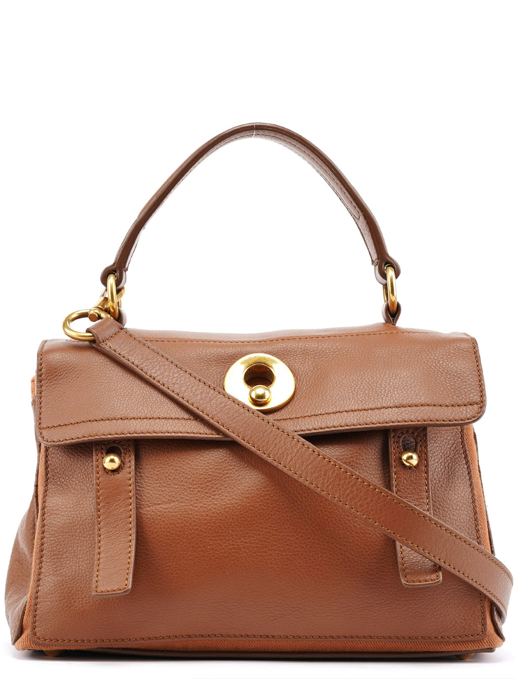 238761 Light Brown Leather Muse Two 2-Way Bag
