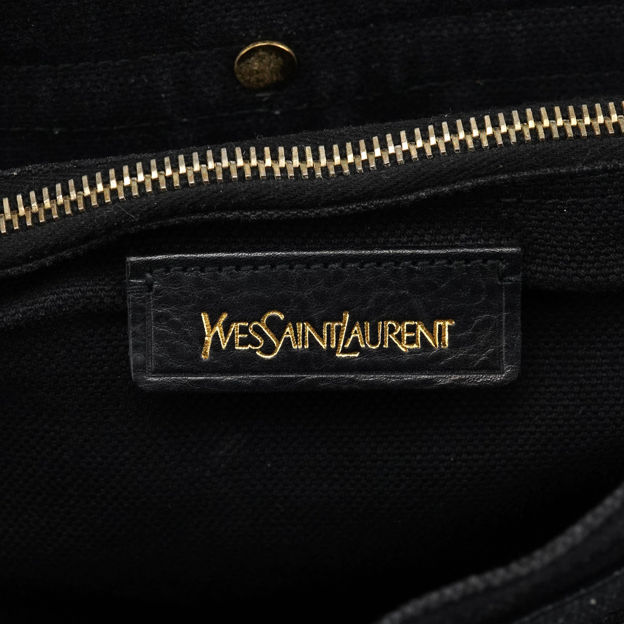 266251 Black Canvas Leather Muse Two Bag