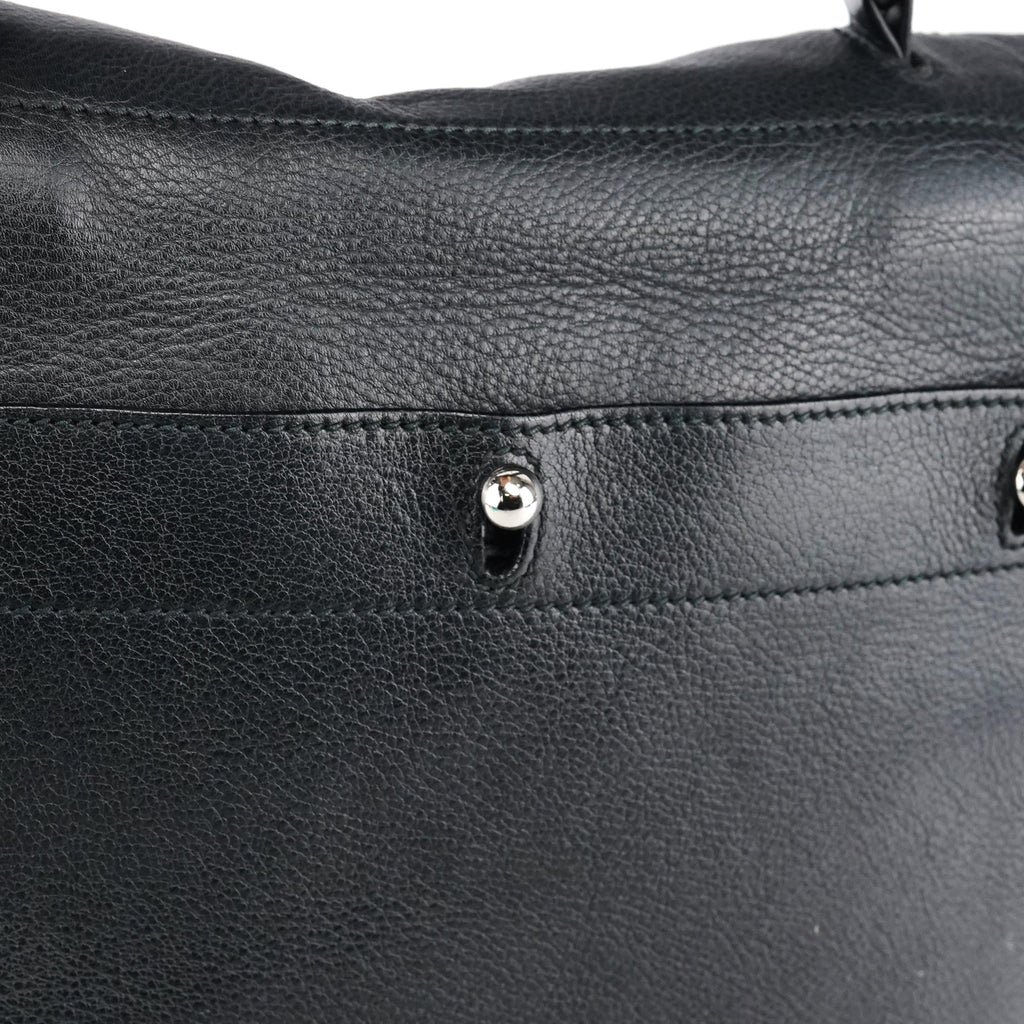 283761 Black Leather Muse Two 2-Way Bag