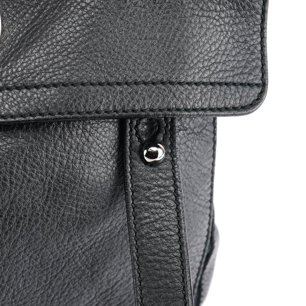283761 Black Leather Muse Two 2-Way Bag
