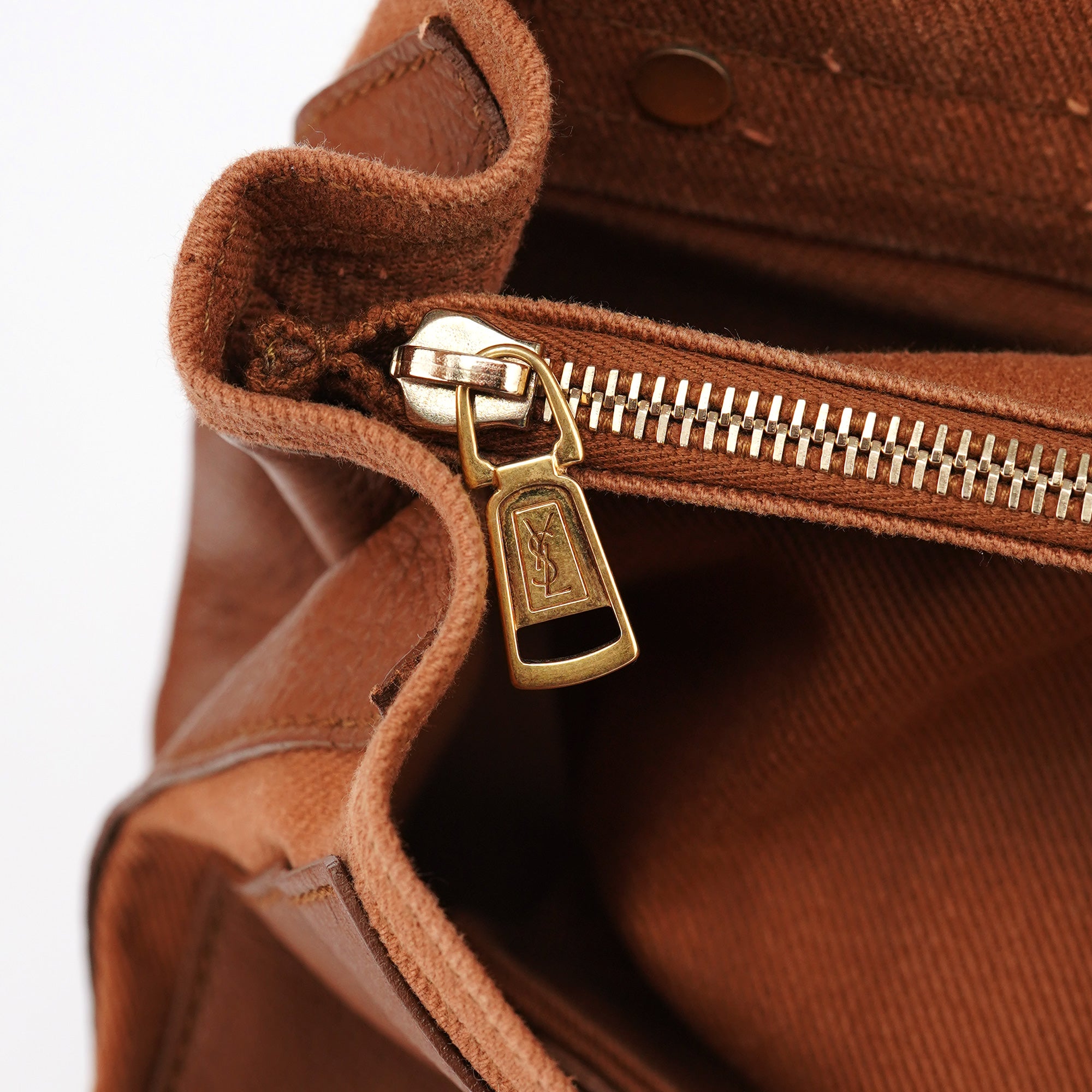 283761 Brown Leather Muse 2-Way Bag