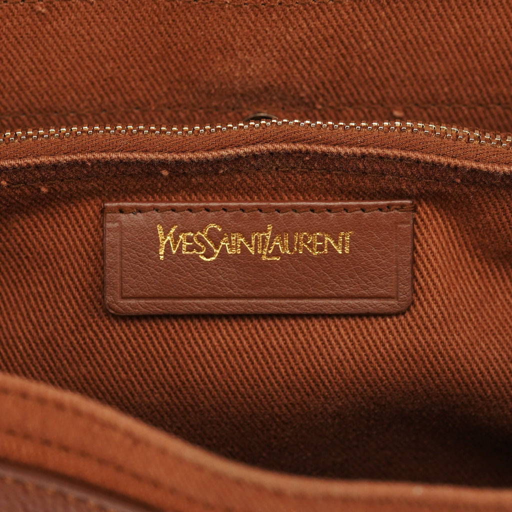 283761 Brown Leather Muse 2-Way Bag