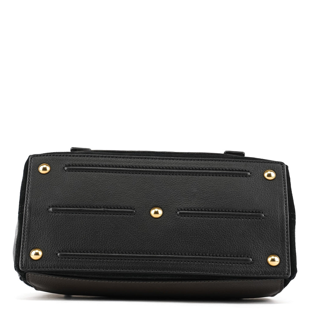 283761 Leopard Calfhair Leather Muse Two Bag