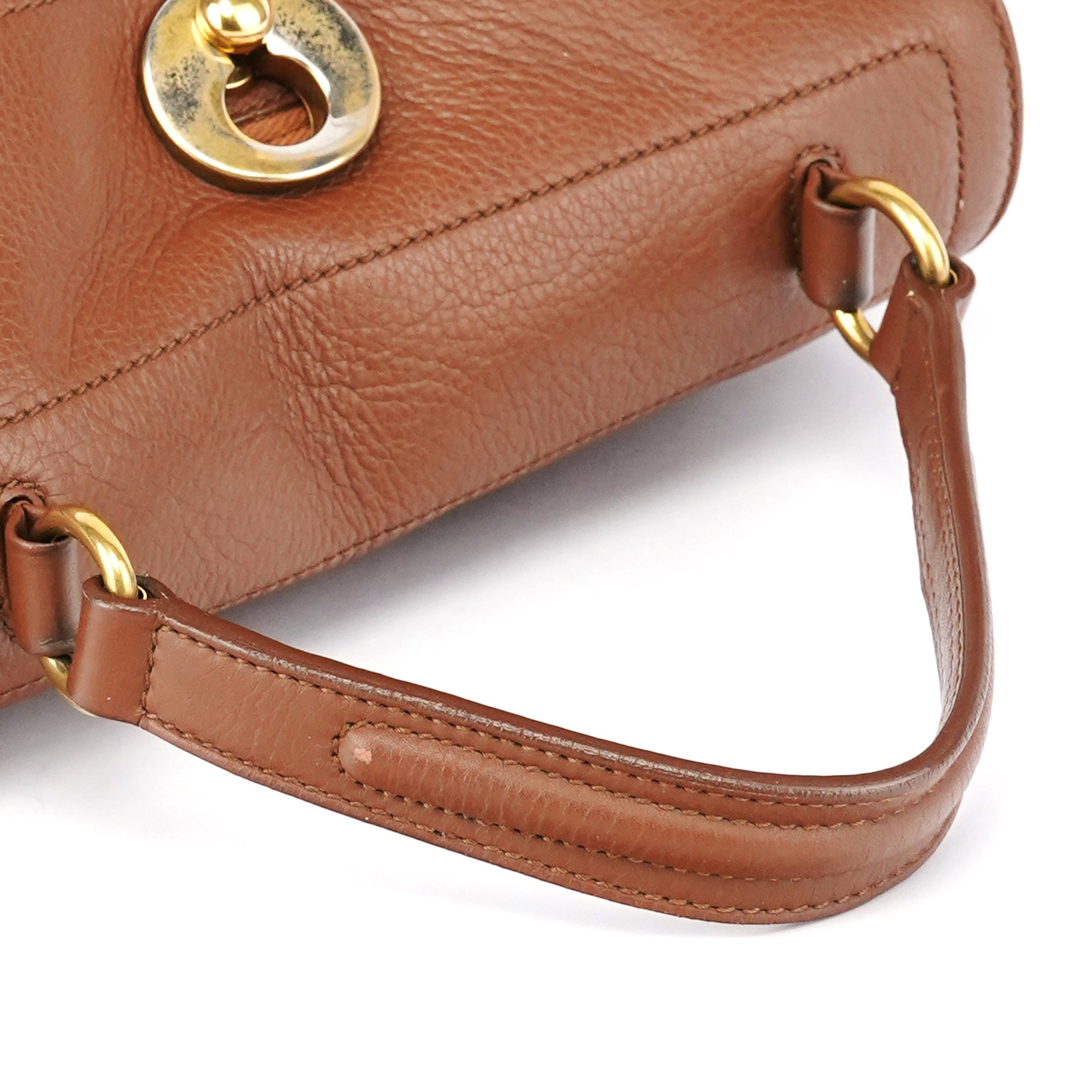 283761 Light Brown Leather Muse Two 2-Way Bag