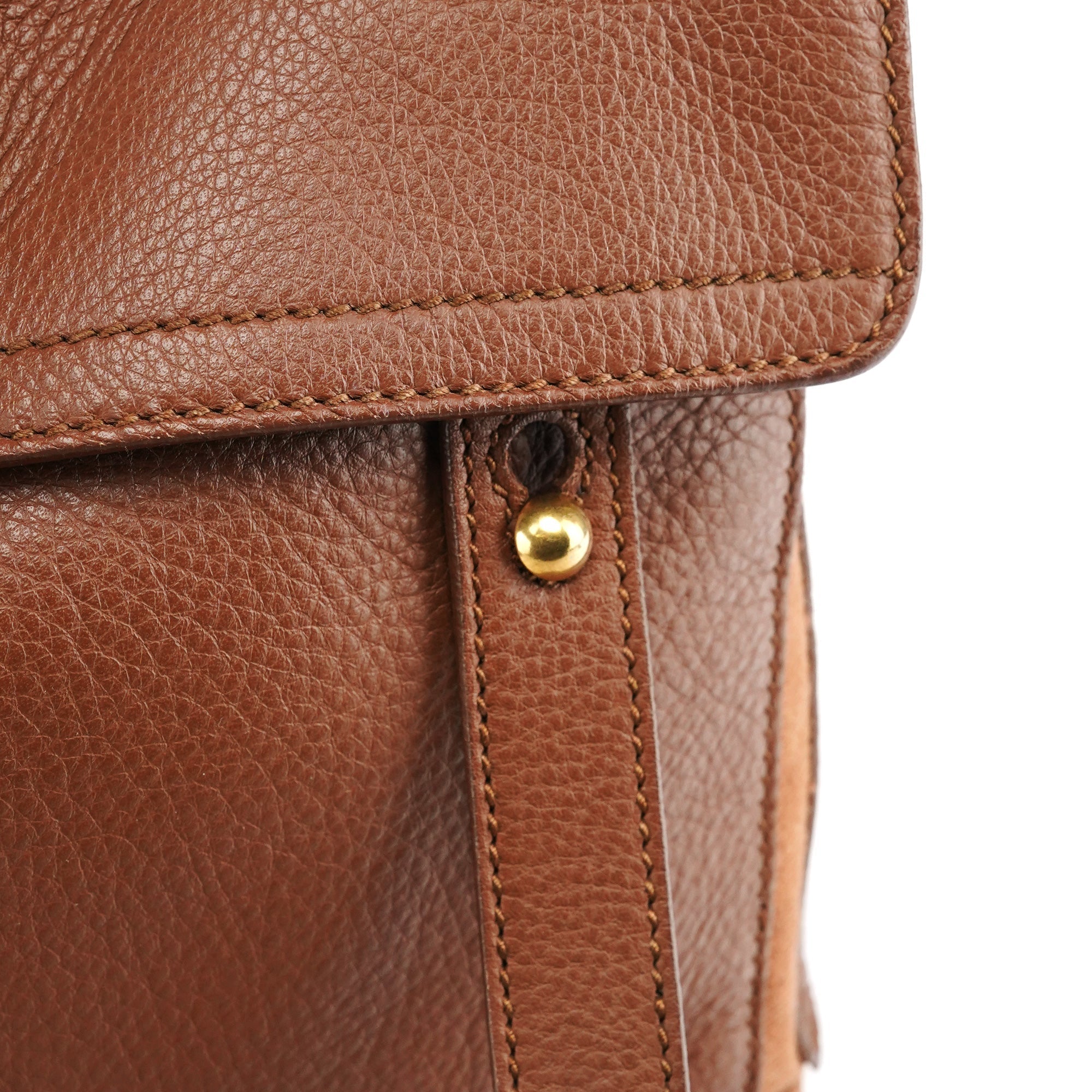 283761 Light Brown Leather Muse Two 2-Way Bag