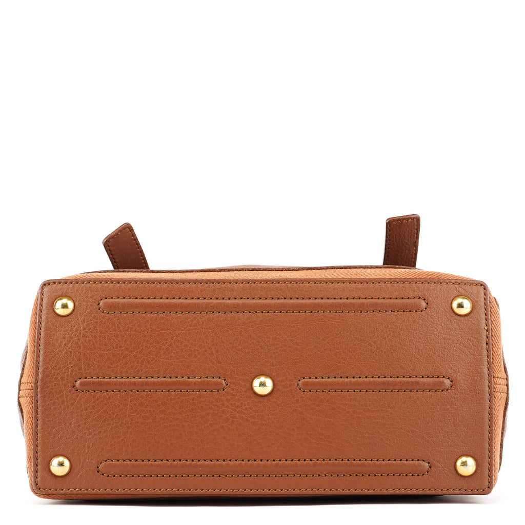 283761 Light Brown Leather Muse Two 2-Way Bag