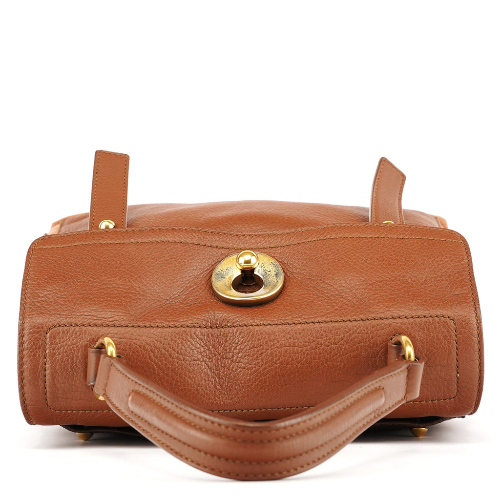 283761 Light Brown Leather Muse Two 2-Way Bag