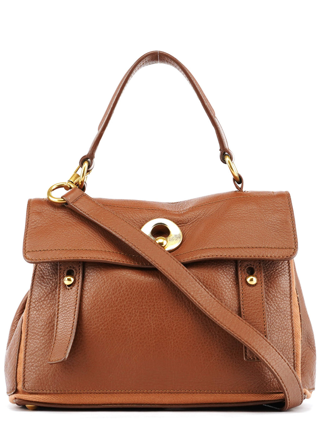 283761 Light Brown Leather Muse Two 2-Way Bag