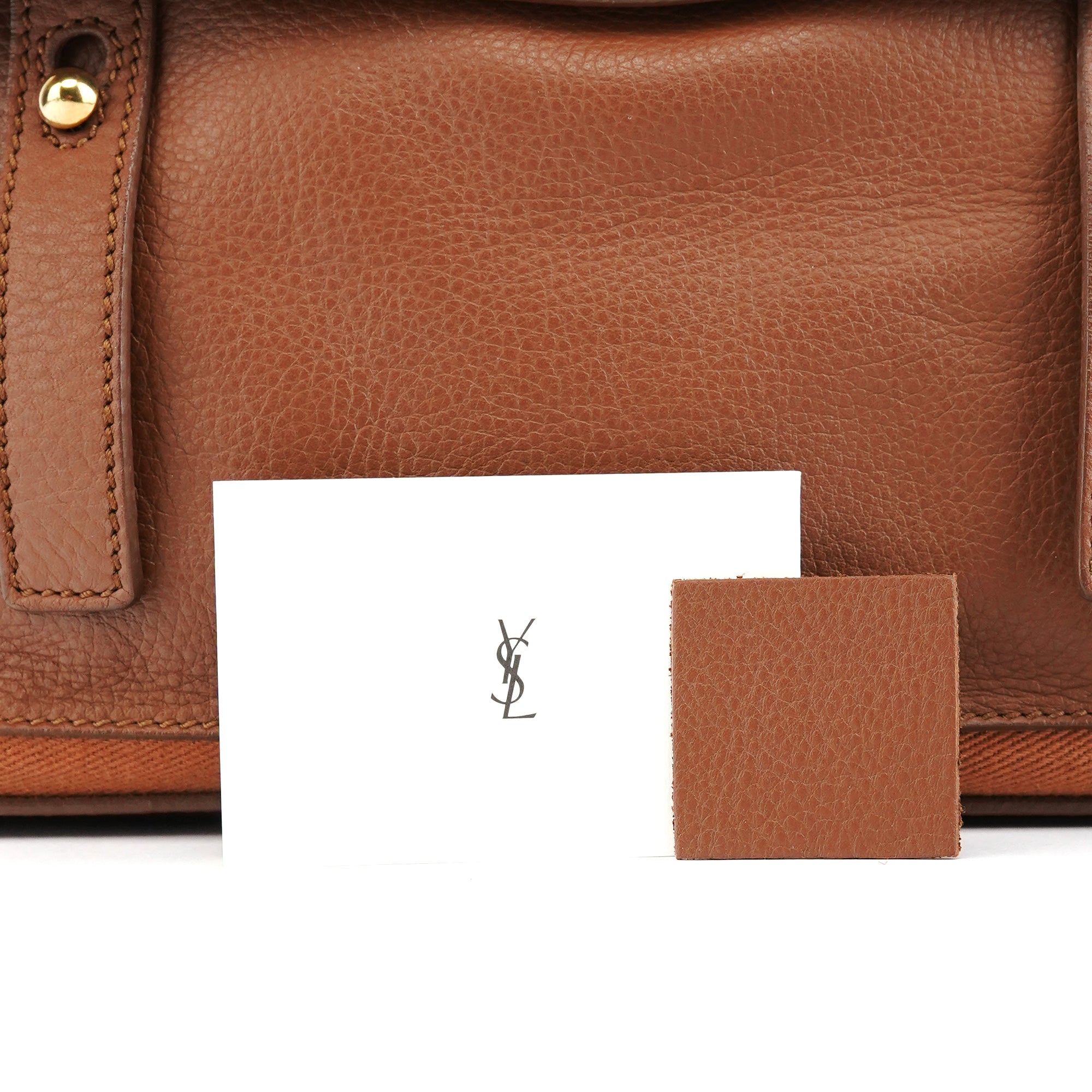 283761 Light Brown Leather Muse Two Bag