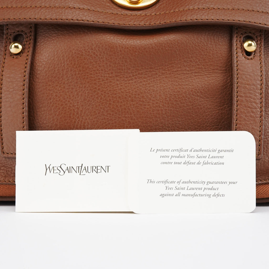 283761 Light Brown Leather Muse Two Bag