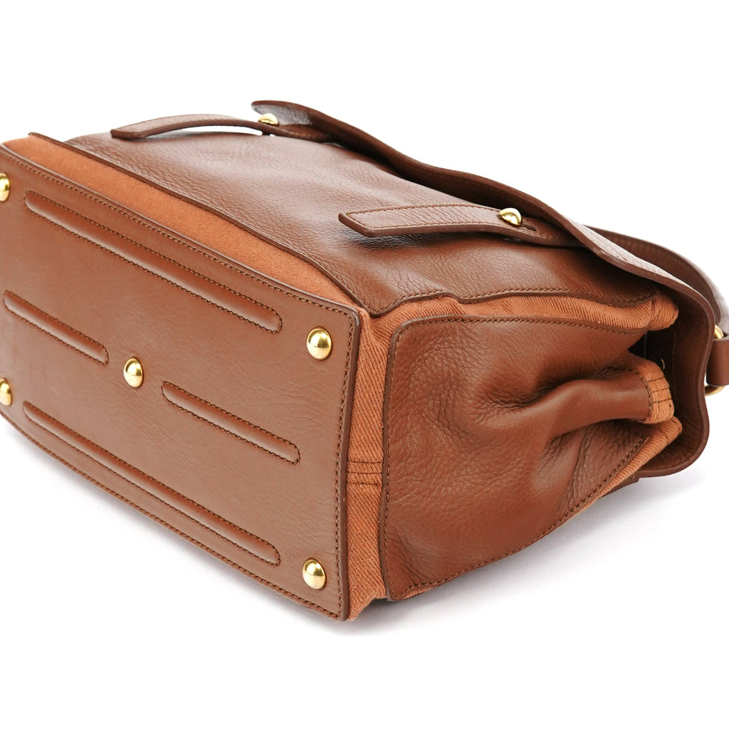 283761 Light Brown Leather Muse Two Bag