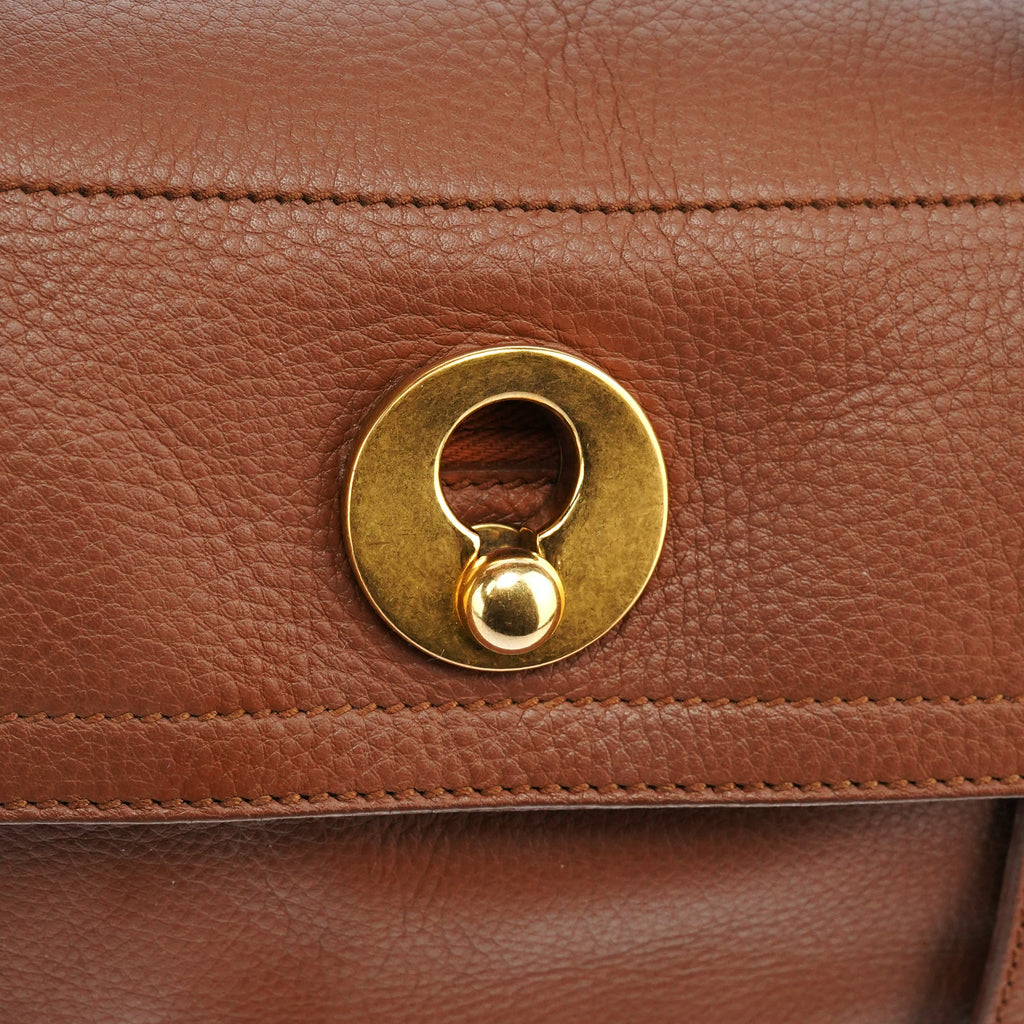 283761 Light Brown Leather Muse Two Bag