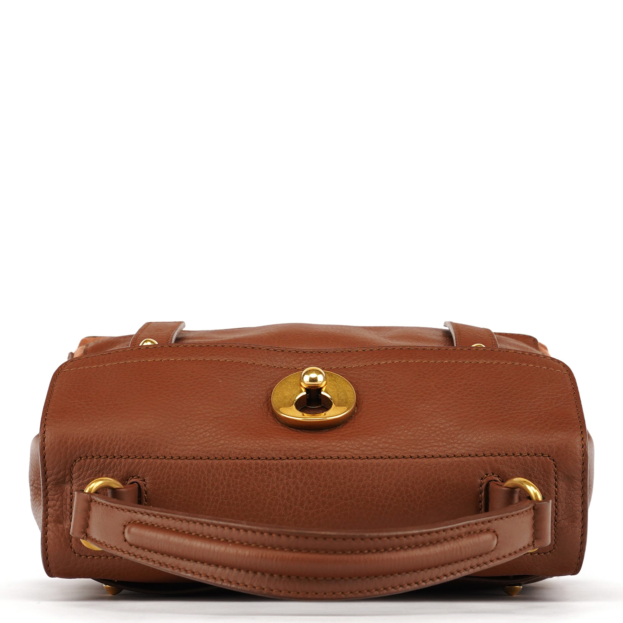 283761 Light Brown Leather Muse Two Bag
