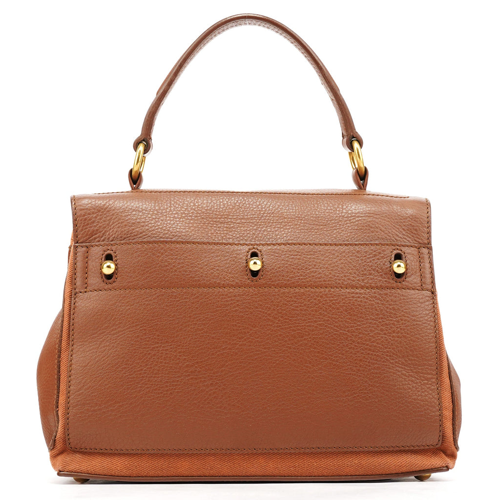 283761 Light Brown Leather Muse Two Bag