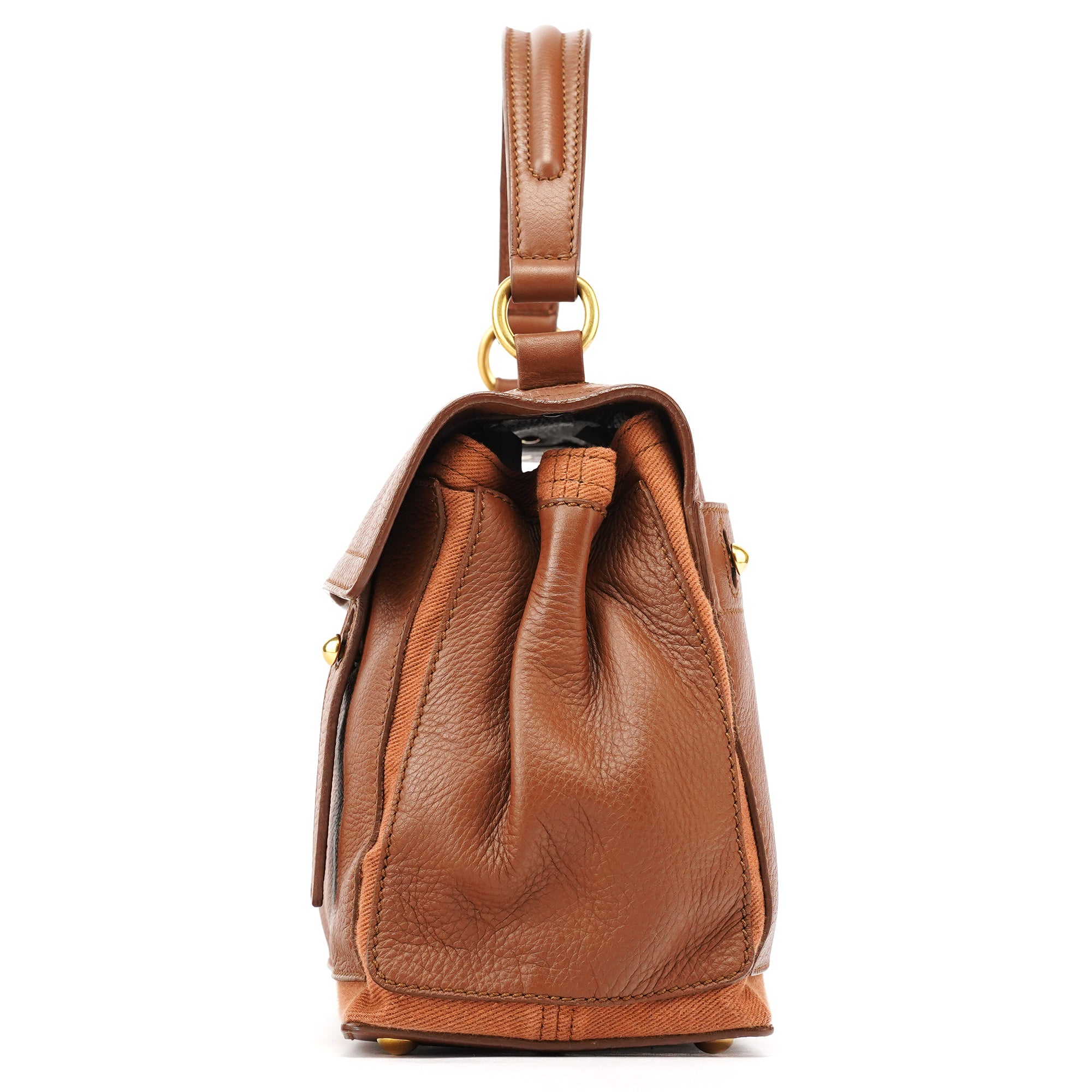 283761 Light Brown Leather Muse Two Bag