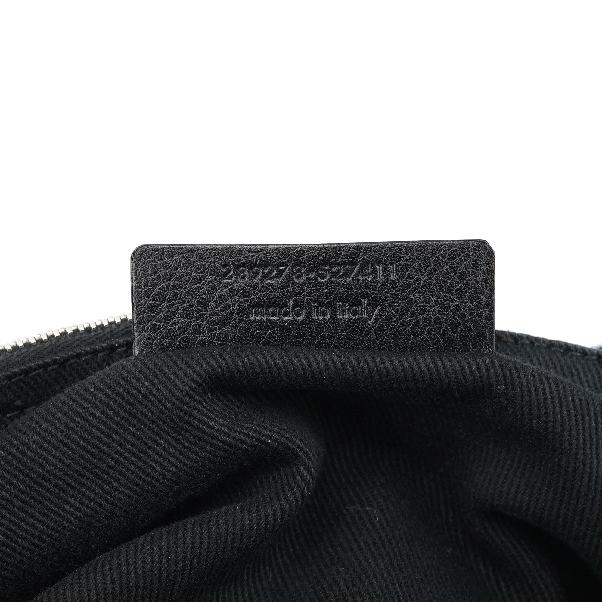 289278 Black Leather Muse Two 2-Way Bag