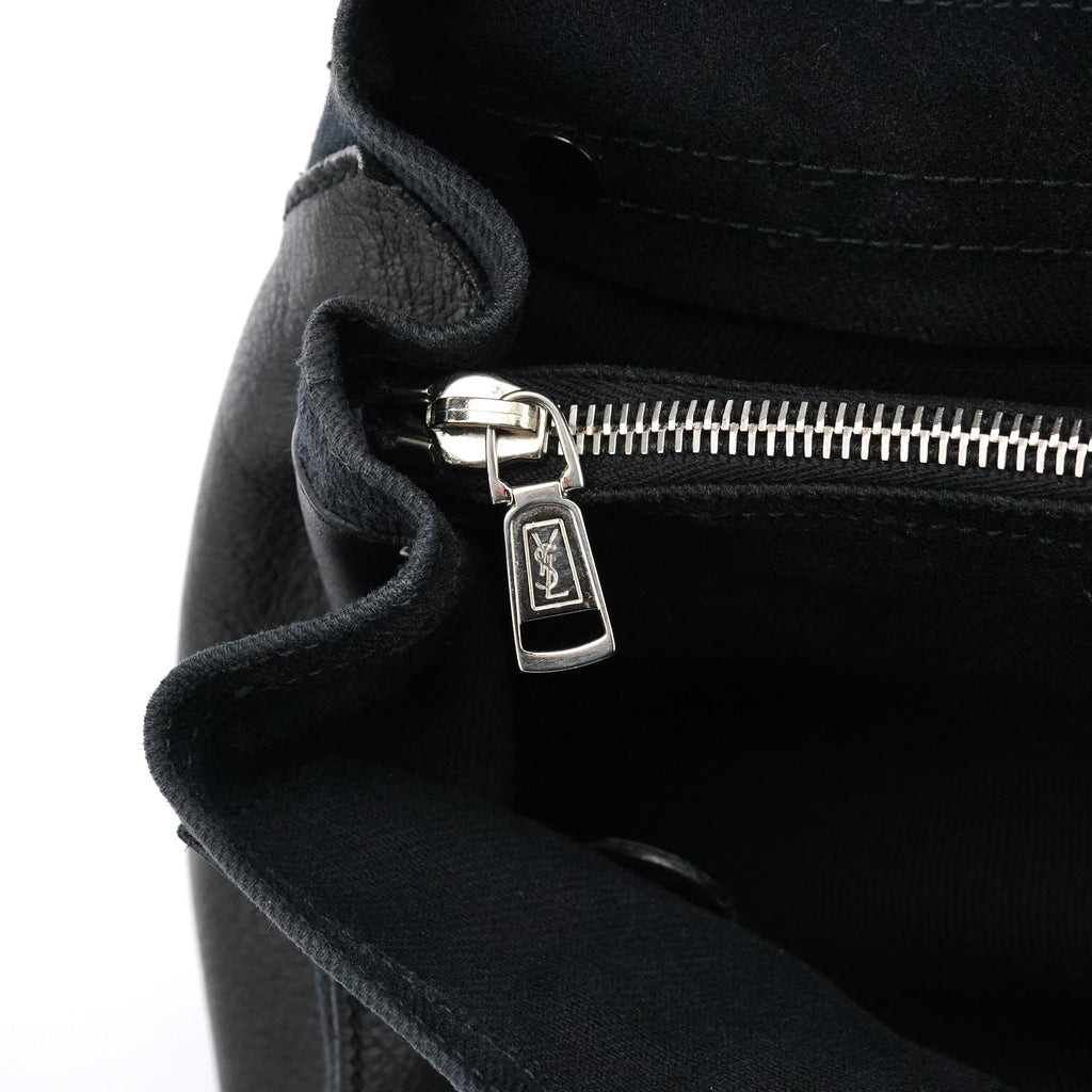 289278 Black Leather Muse Two 2-Way Bag