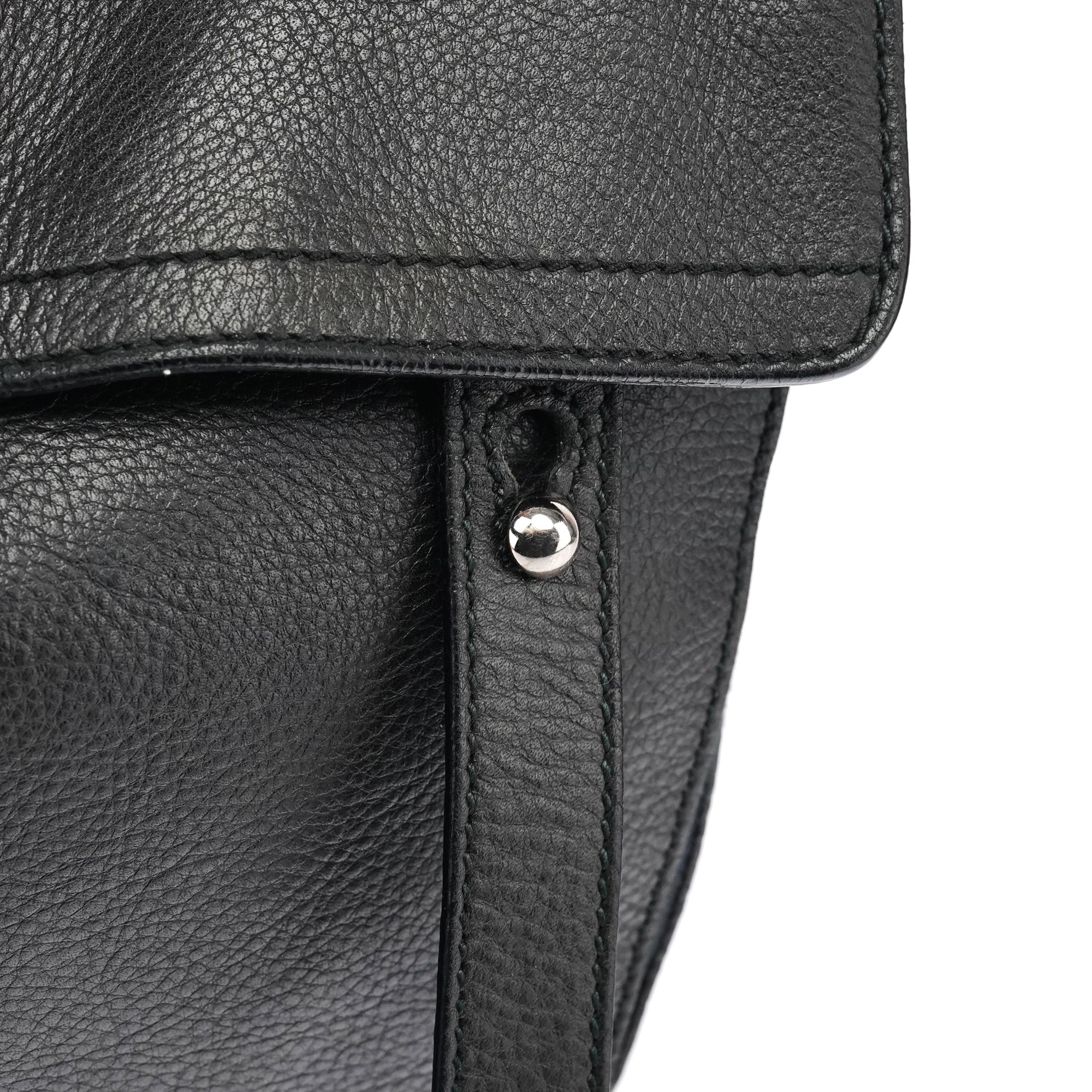 289278 Black Leather Muse Two 2-Way Bag