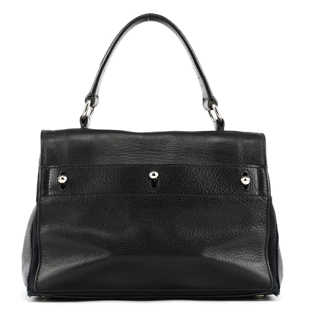 289278 Black Leather Muse Two 2-Way Bag