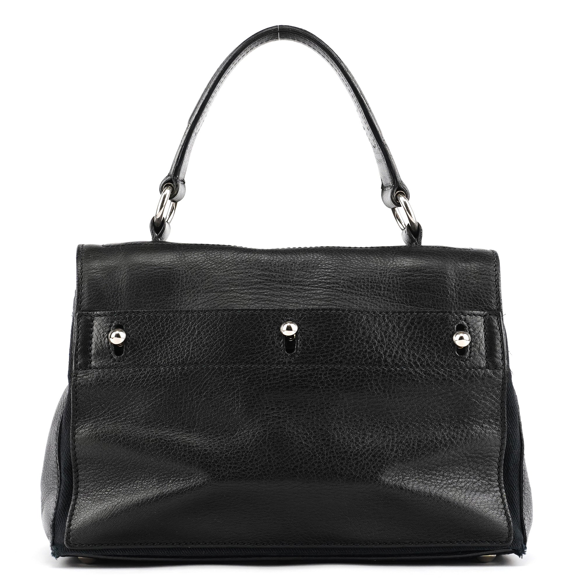 289278 Black Leather Muse Two 2-Way Bag