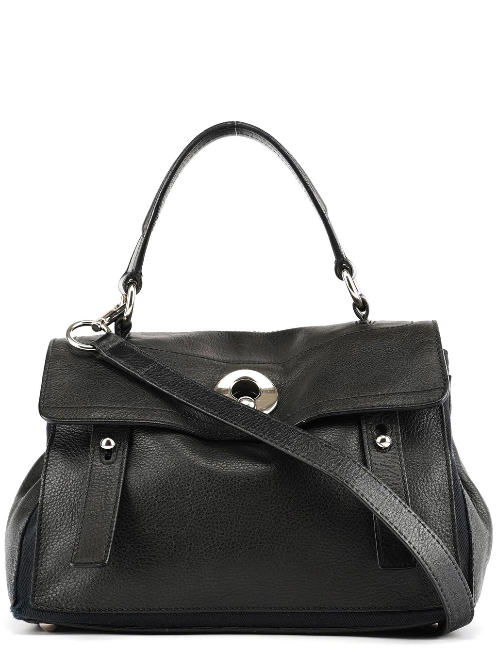 289278 Black Leather Muse Two 2-Way Bag