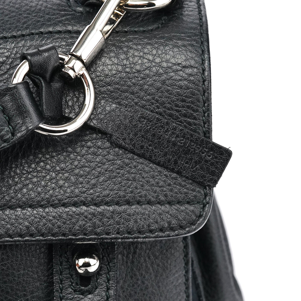289278 Black Leather Muse Two 2-Way Bag