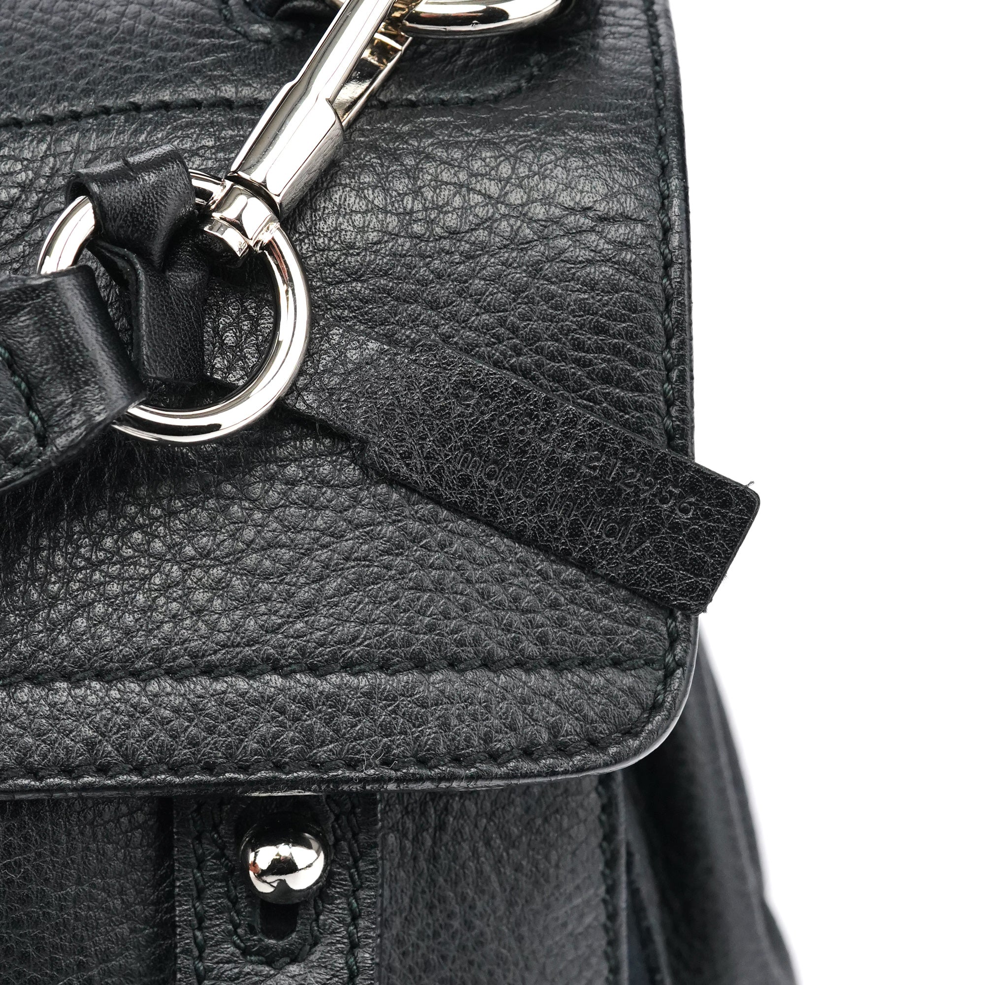289278 Black Leather Muse Two 2-Way Bag