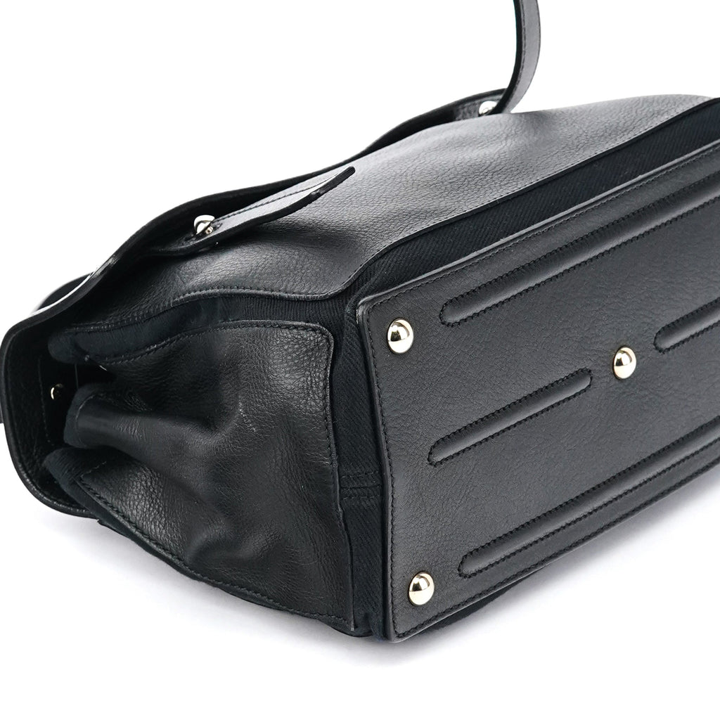289278 Black Leather Muse Two 2-Way Bag