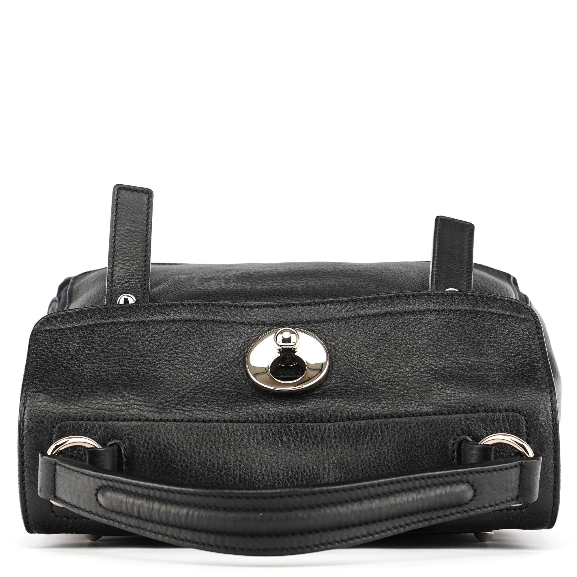 289278 Black Leather Muse Two 2-Way Bag