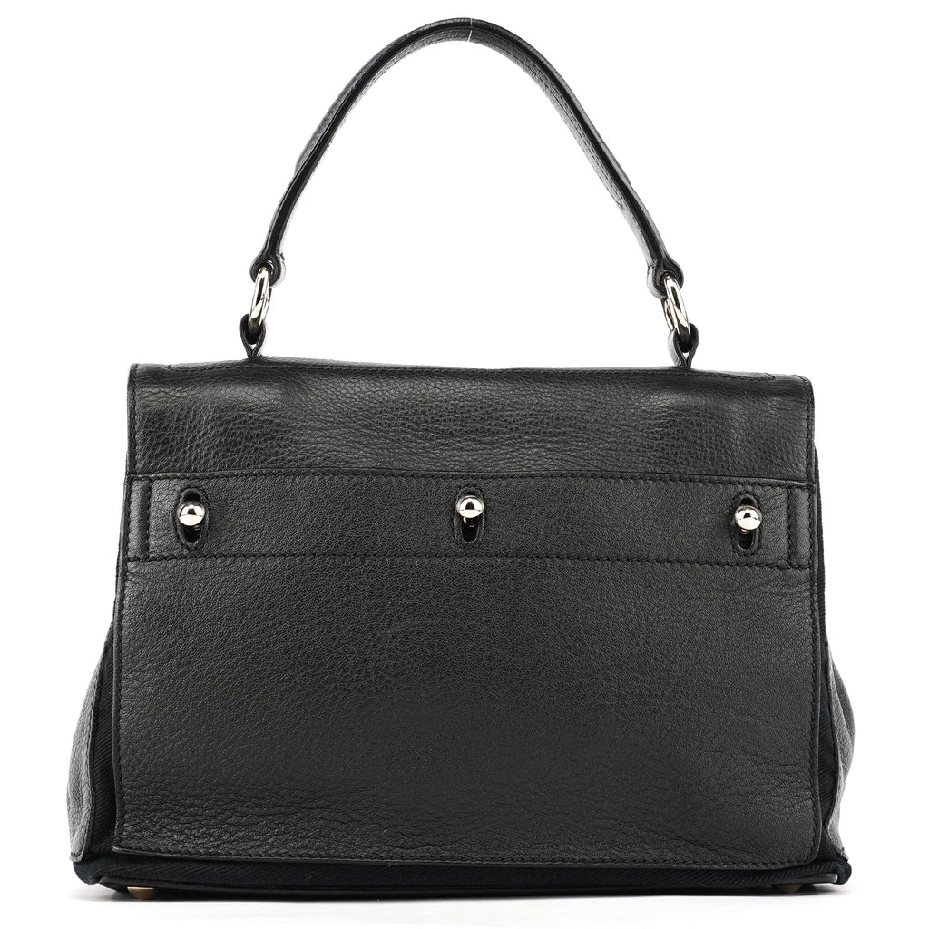 289278 Black Leather Muse Two 2-Way Bag