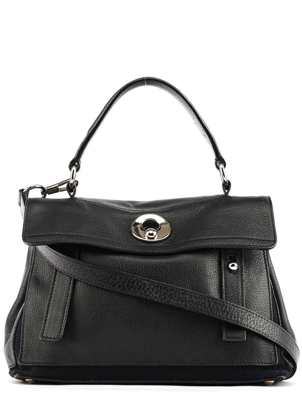 289278 Black Leather Muse Two 2-Way Bag