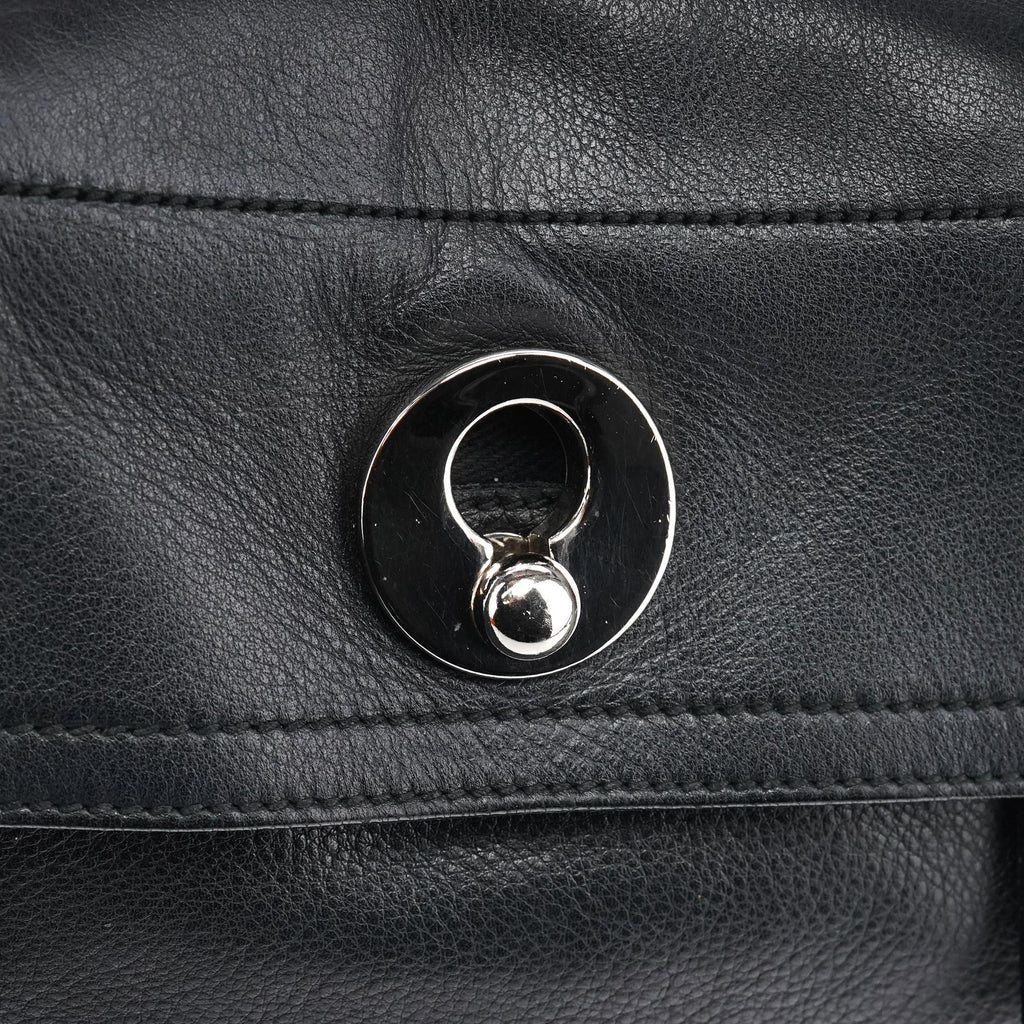 289278 Black Leather Muse Two Bag