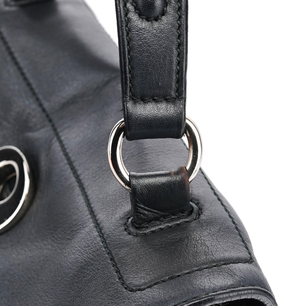 289278 Black Leather Muse Two Bag