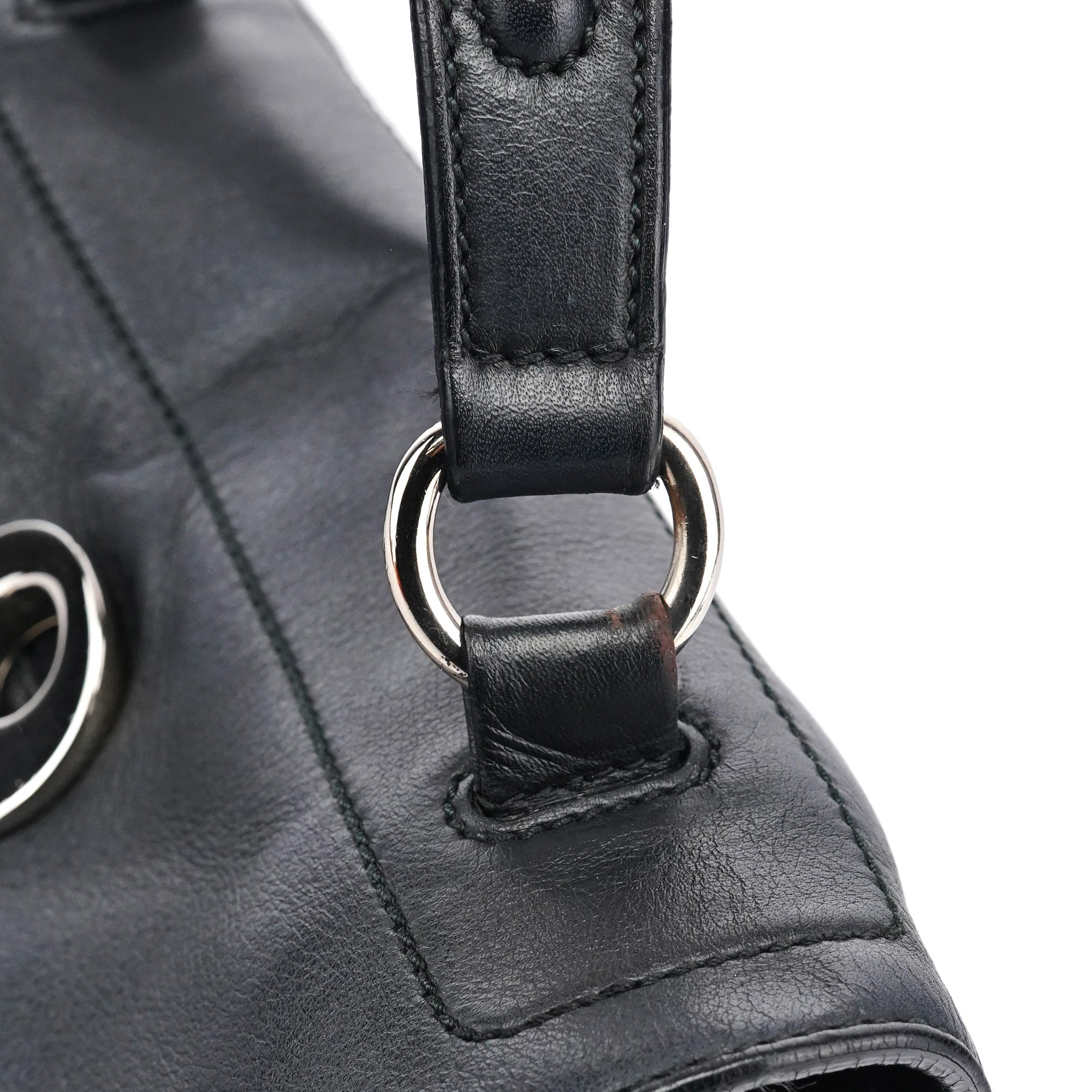 289278 Black Leather Muse Two Bag