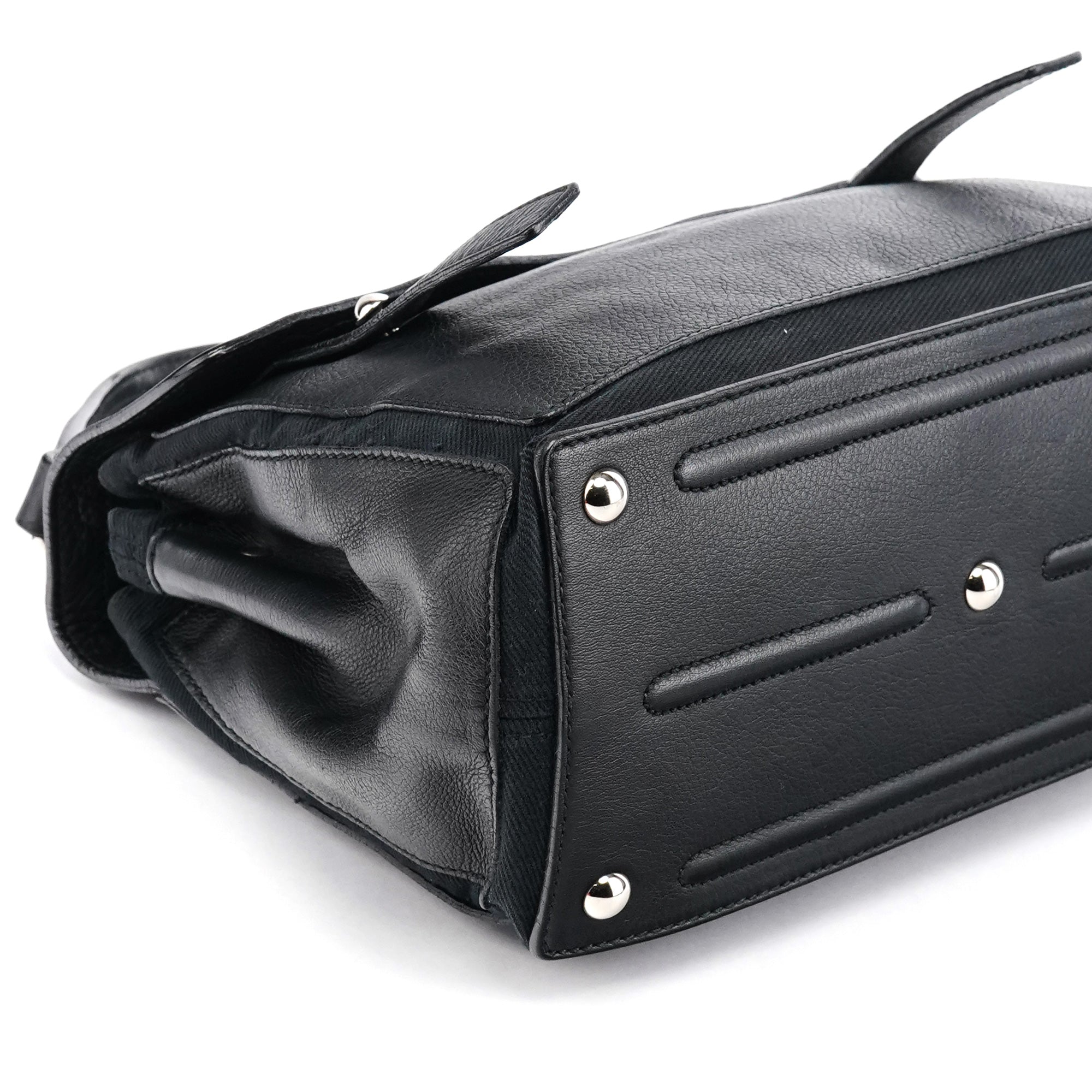 289278 Black Leather Muse Two Bag