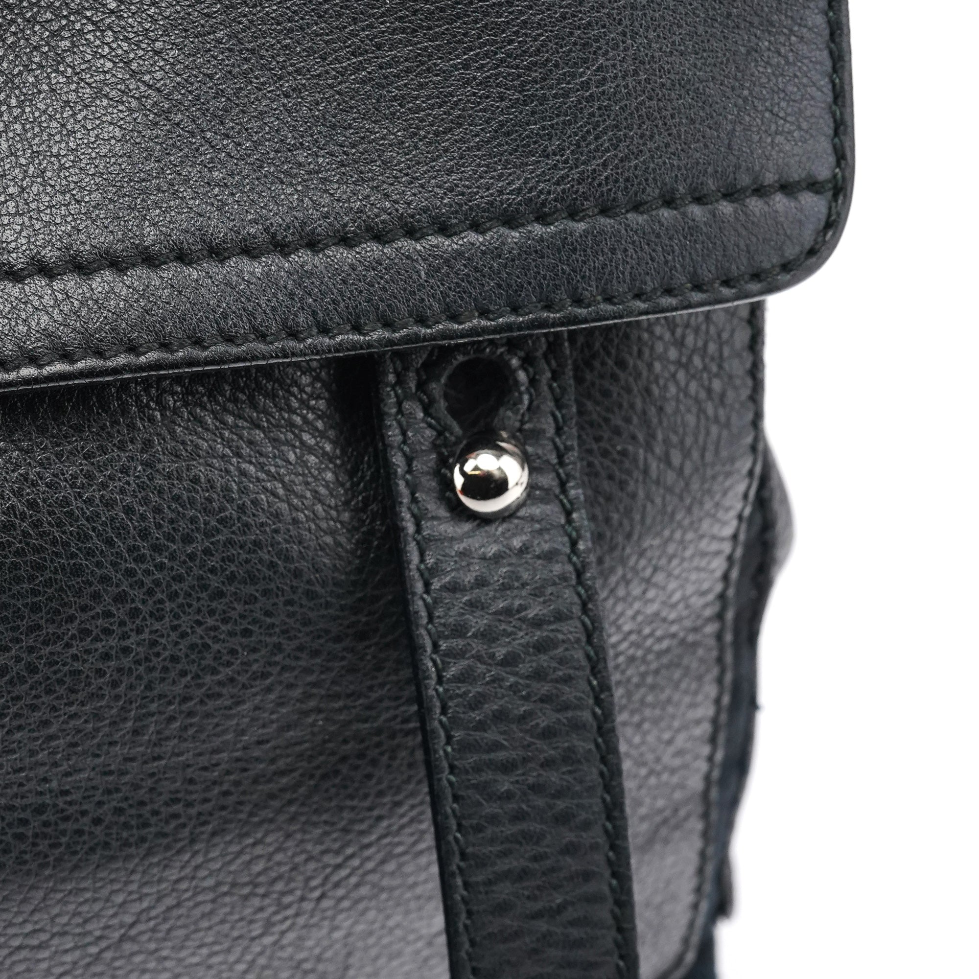 289278 Black Leather Muse Two Bag