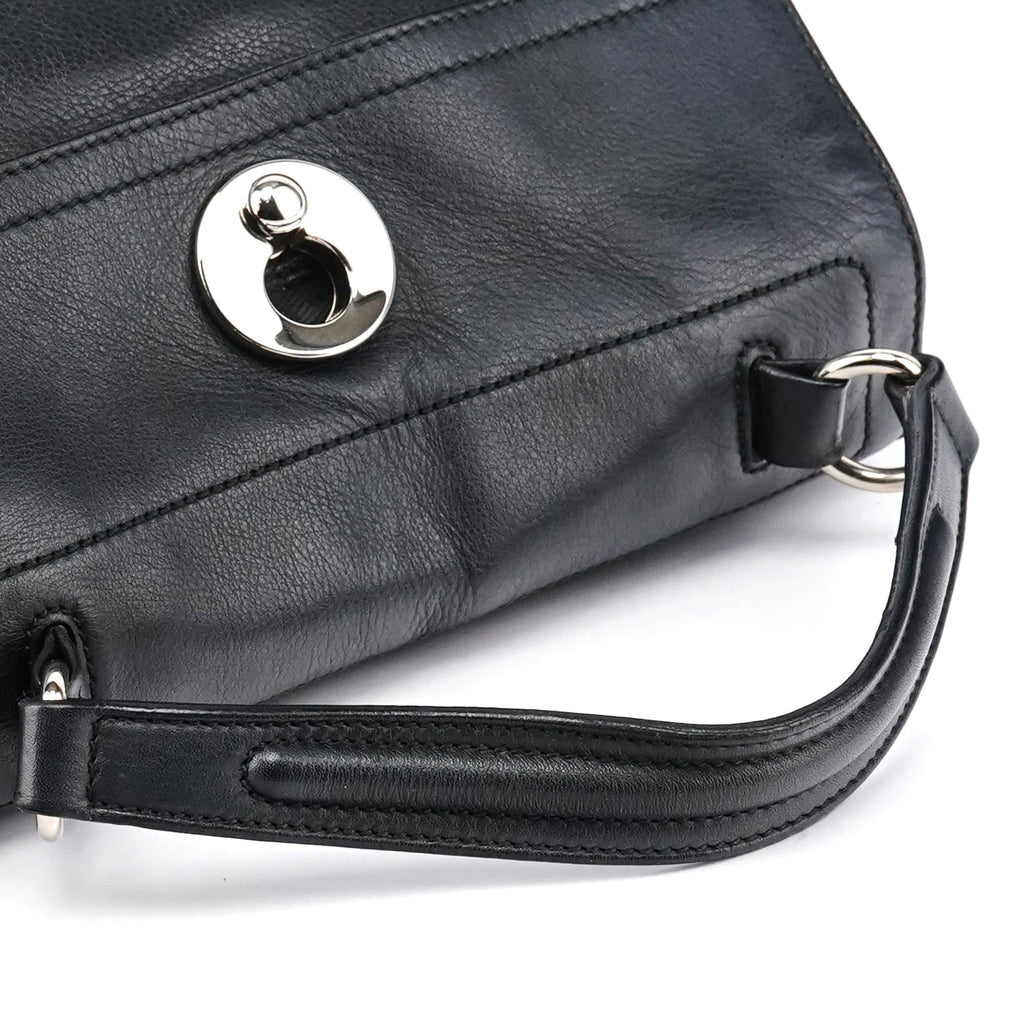 289278 Black Leather Muse Two Bag