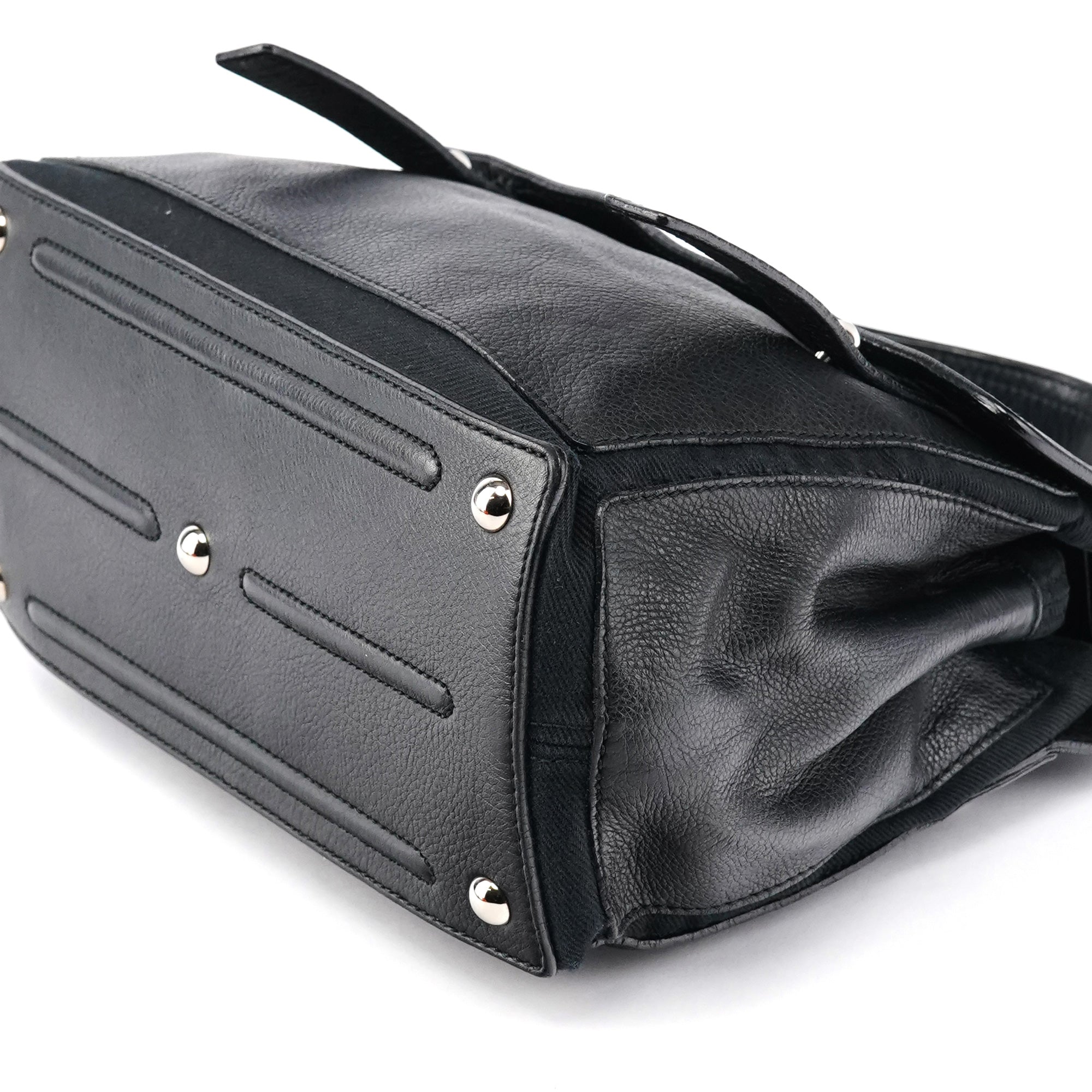 289278 Black Leather Muse Two Bag