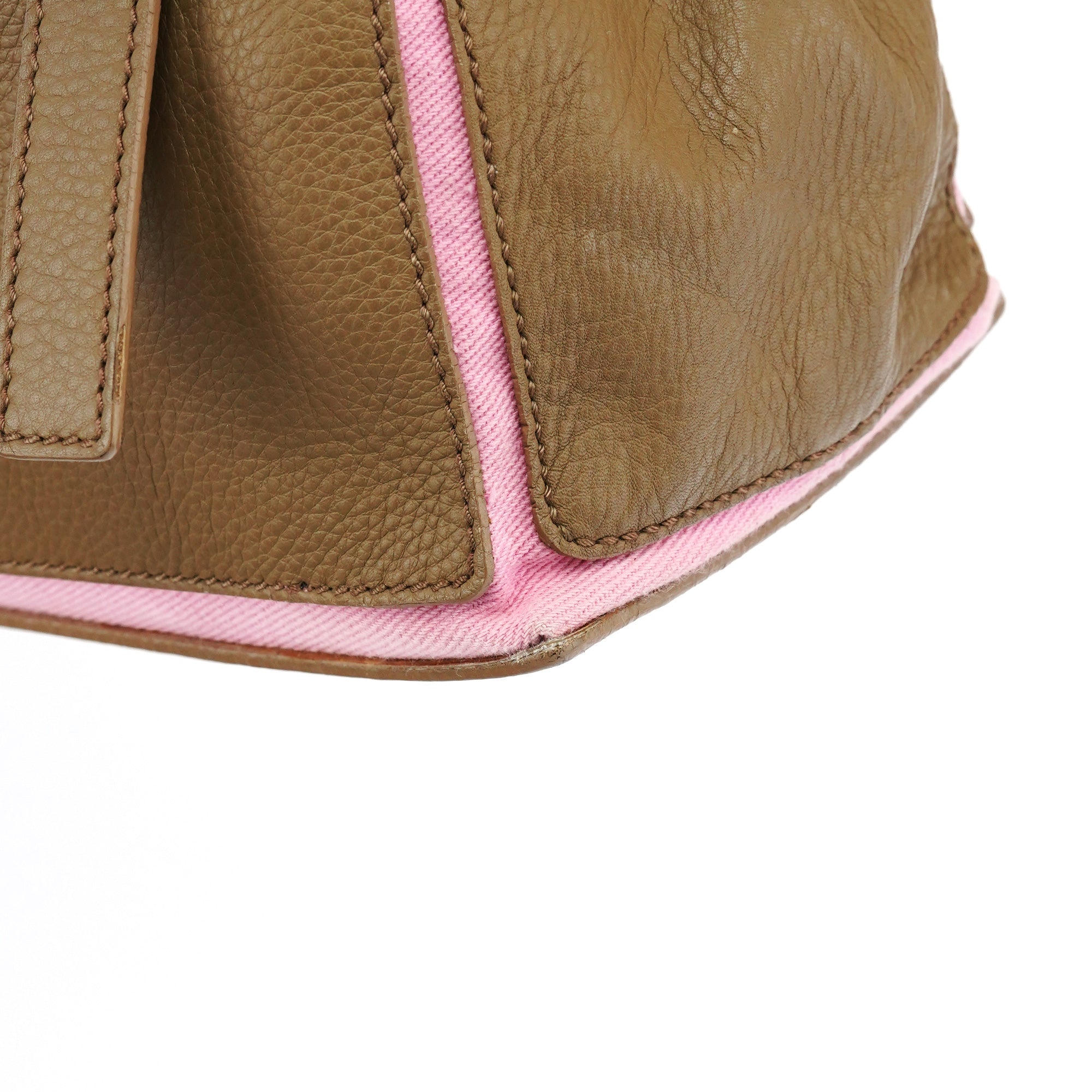 289278 Olive Green Pink Muse Two 2-Way Bag