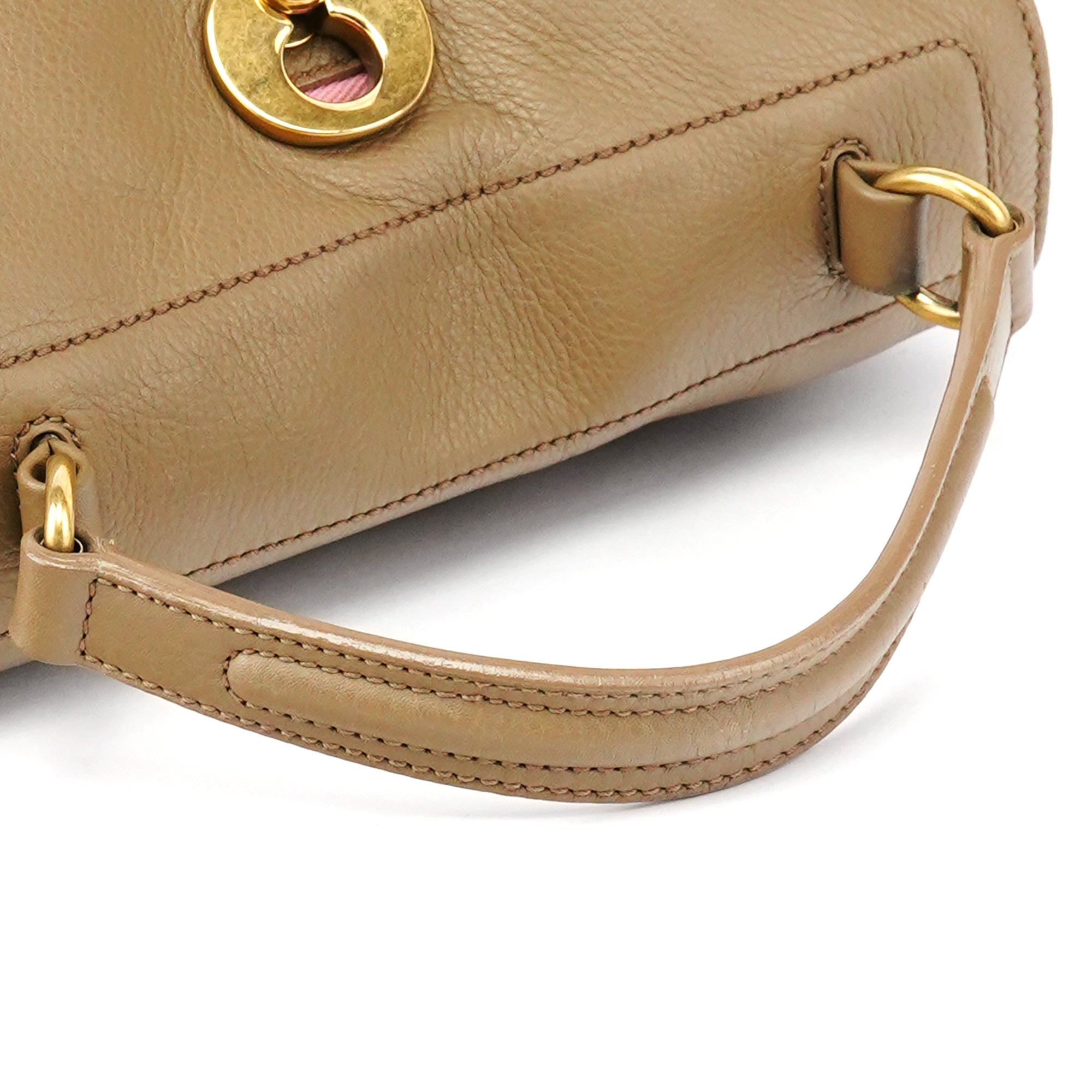 289278 Olive Green Pink Muse Two 2-Way Bag