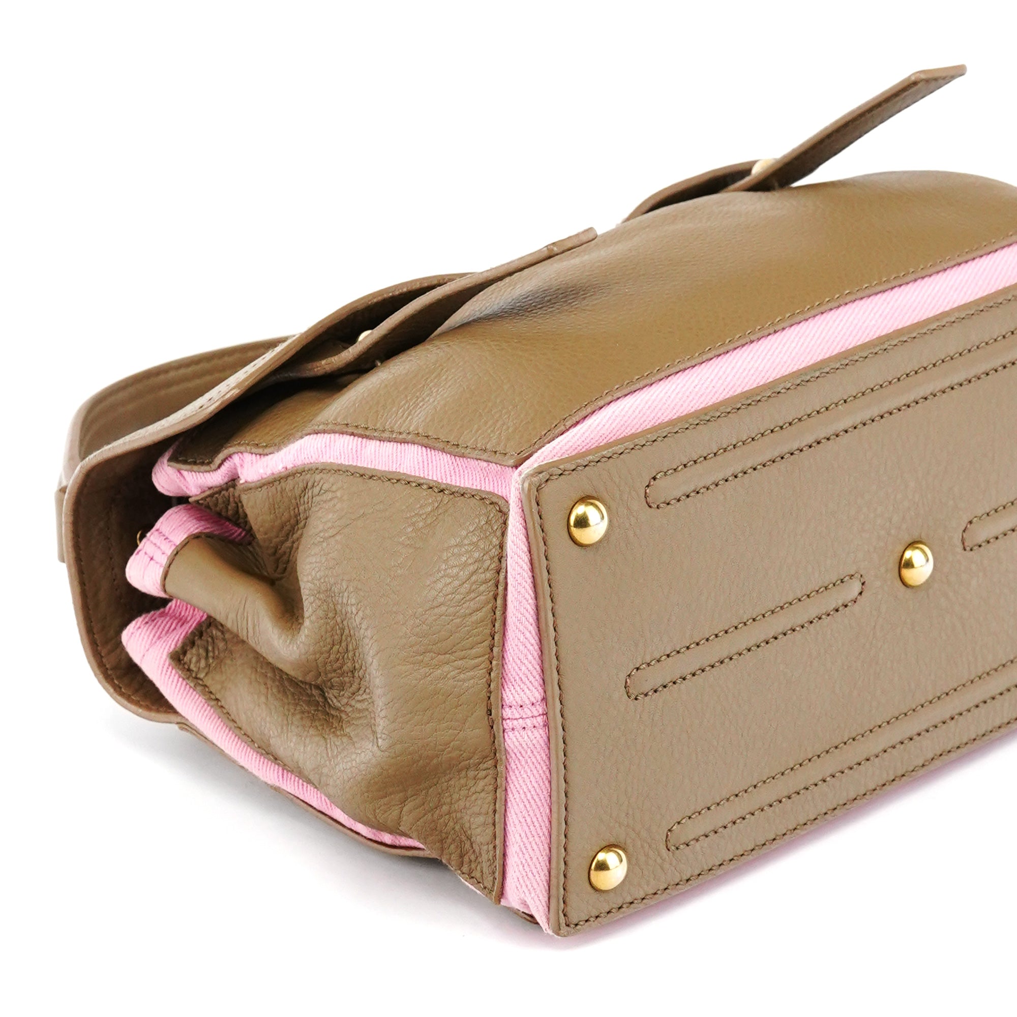 289278 Olive Green Pink Muse Two 2-Way Bag