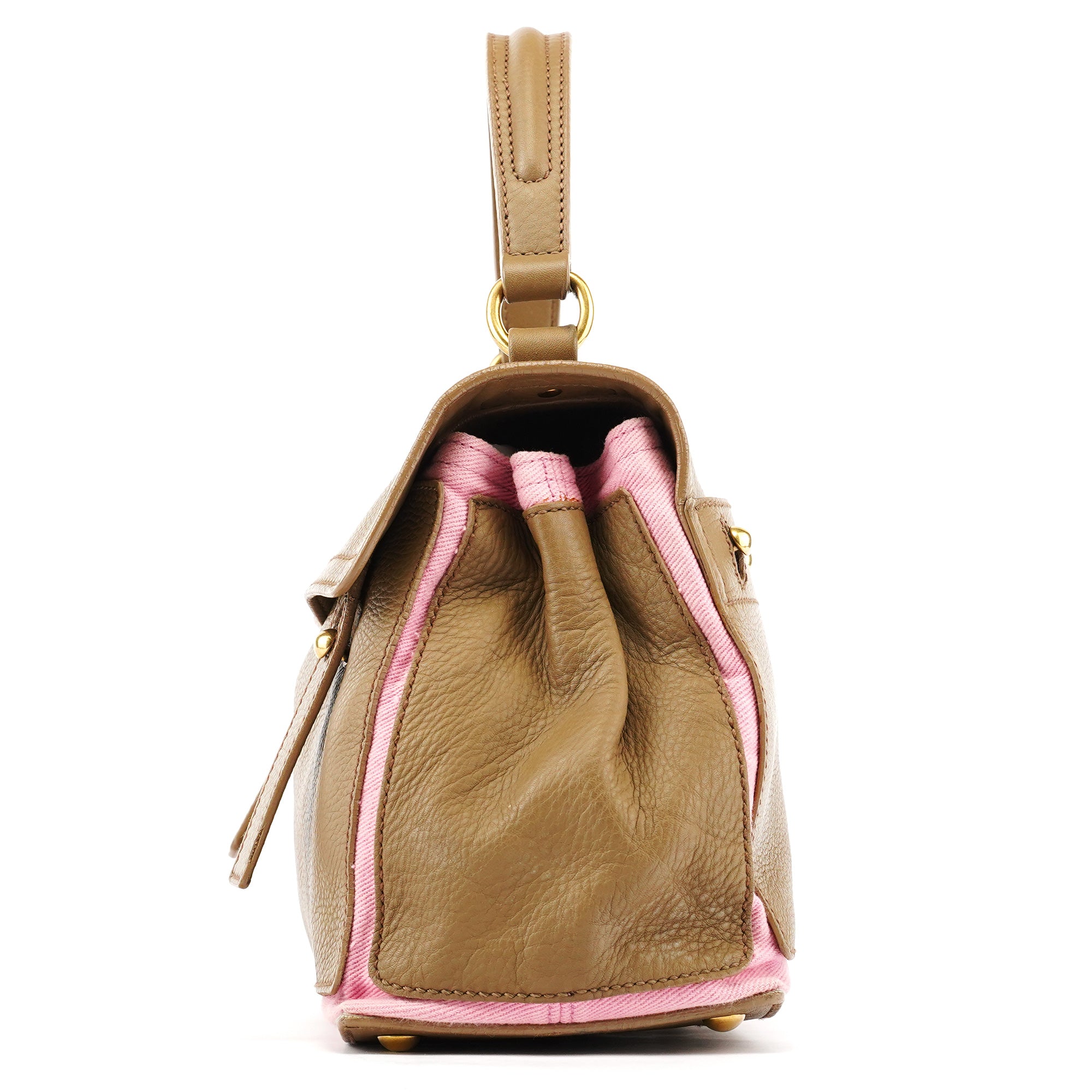 289278 Olive Green Pink Muse Two 2-Way Bag