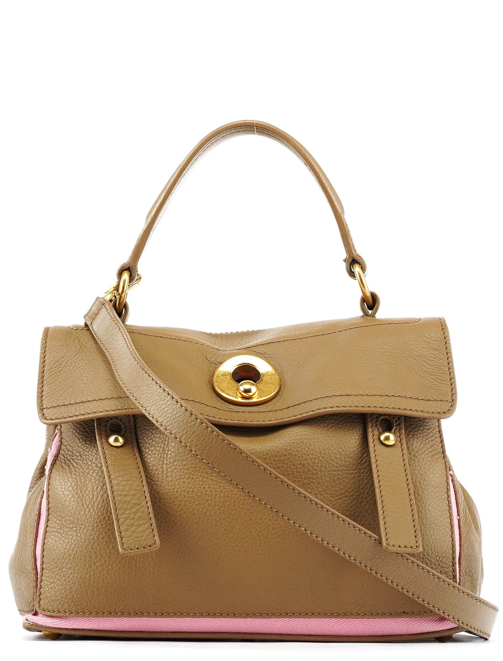 289278 Olive Green Pink Muse Two 2-Way Bag